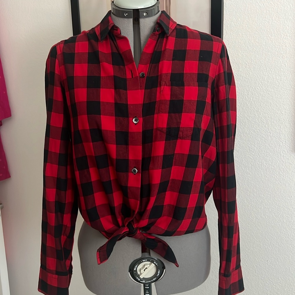 Madewell Plaid Button Down Shirt